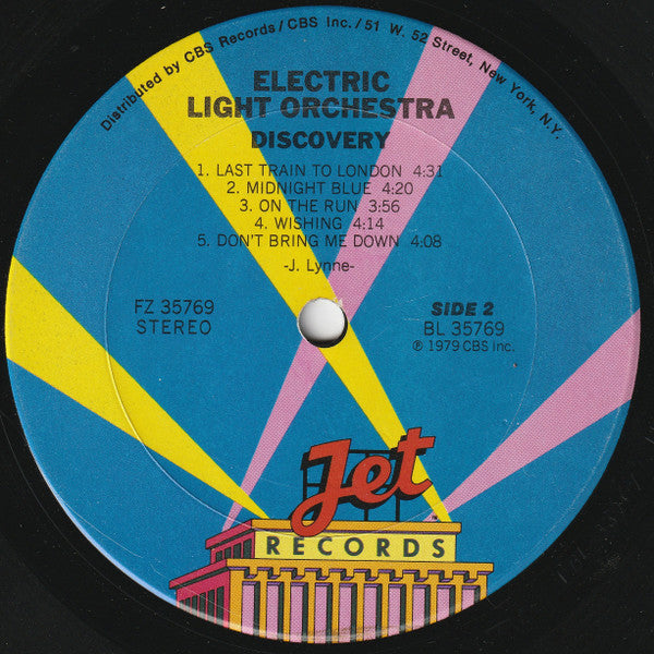 Electric Light Orchestra : Discovery (LP, Album, Ter)