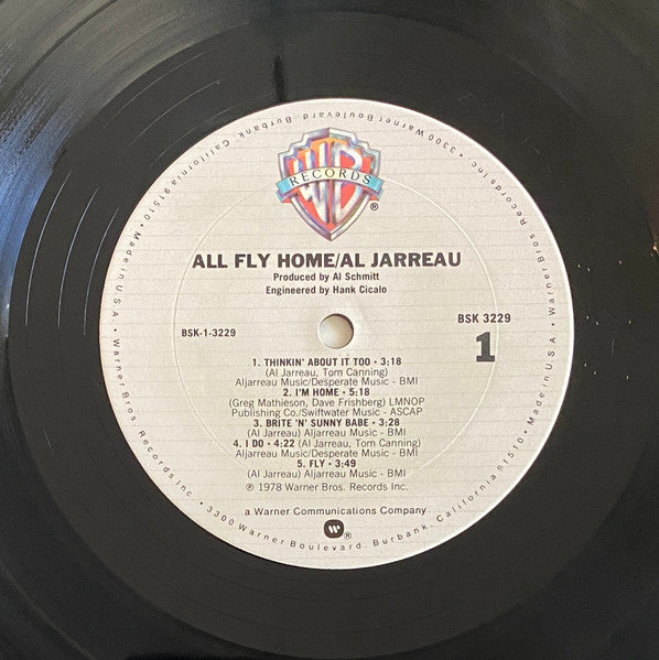 Al Jarreau : All Fly Home (LP, Album, Club, Col)