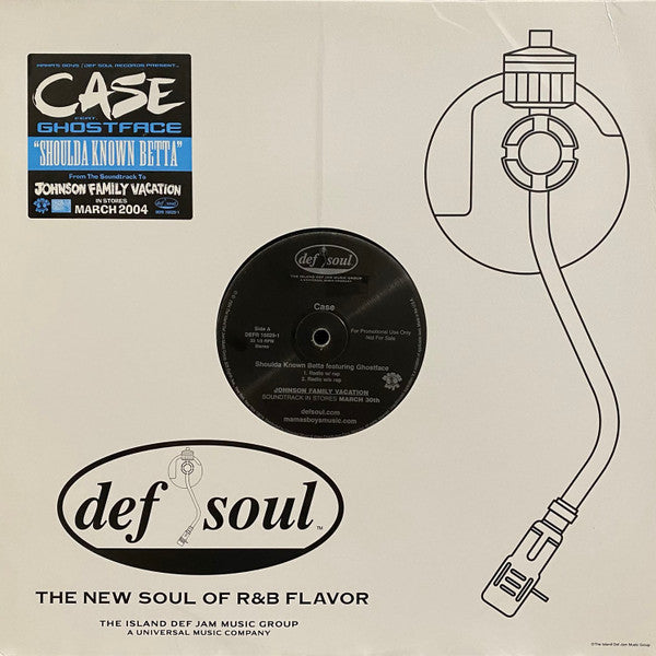 Case : Shoulda Known Betta (12", Promo)
