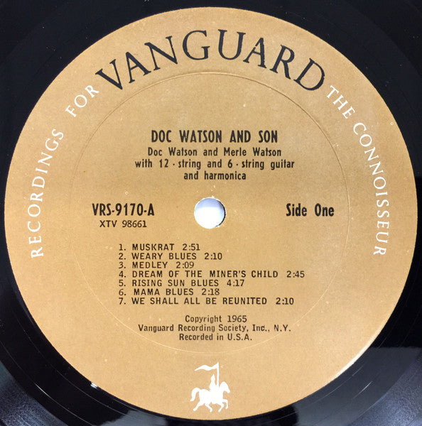 Doc & Merle Watson : Doc Watson & Son (LP, Album, Mono)