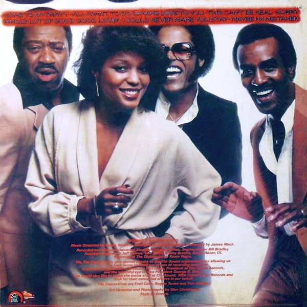 The Impressions : Come To My Party (LP, Album)