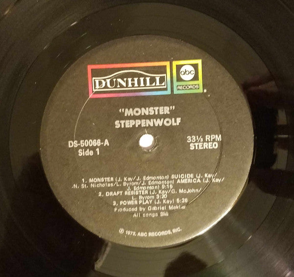 Steppenwolf : Monster (LP, Album, Gat)