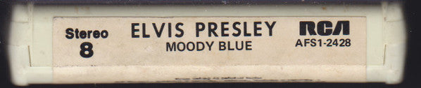 Elvis Presley : Moody Blue (8-Trk, Album)