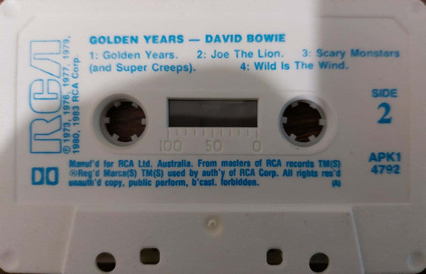 David Bowie : Golden Years (Cass, Comp)