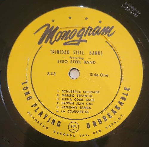 Esso Steel Band* / Brute Force Steel Band* : Trinidad Steel Bands (LP)