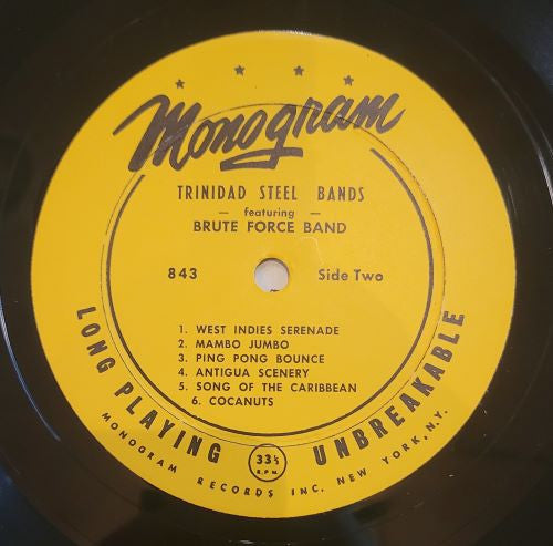 Esso Steel Band* / Brute Force Steel Band* : Trinidad Steel Bands (LP)