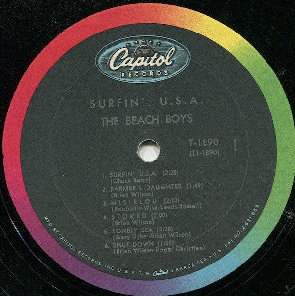 The Beach Boys : Surfin' U.S.A. (LP, Album, Mono, RP)