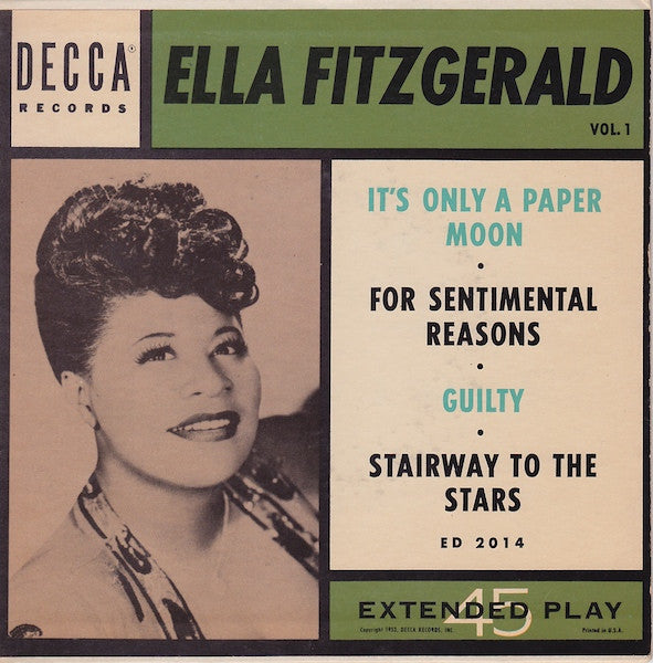 Ella Fitzgerald : Vol. 1 (7", EP)