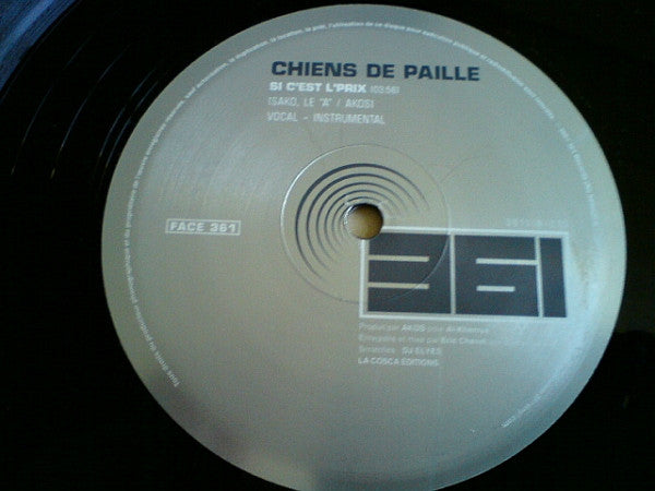 Chiens De Paille : L'Encre De Ma Plume (12")