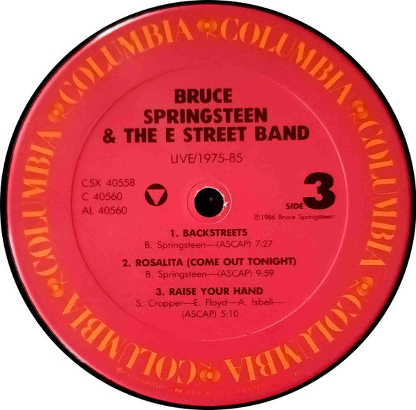Bruce Springsteen & The E-Street Band : Live / 1975-85 (5xLP, Car + Box, Album)