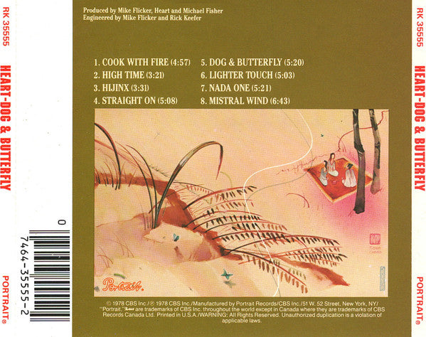 Heart : Dog & Butterfly (CD, Album, RE)