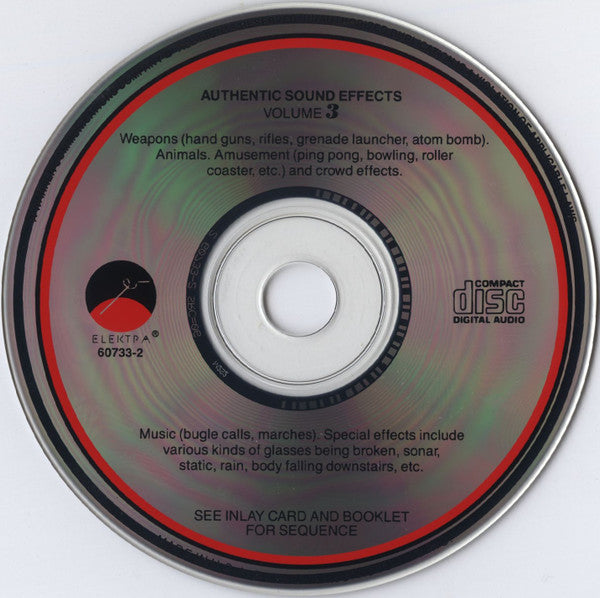 Keith Holzman : Authentic Sound Effects, Volume 3 (CD, Comp)