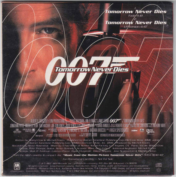 Sheryl Crow : Tomorrow Never Dies (CD, Single, Promo)