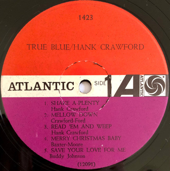 Hank Crawford : True Blue (LP, Album, Mono, MGM)