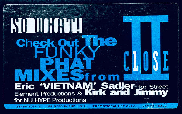 II Close : So What! (12", Promo)