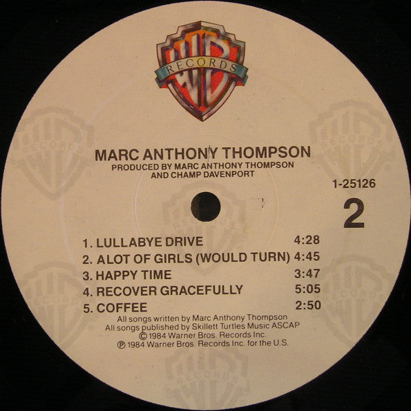 Marc Anthony Thompson : Marc Anthony Thompson (LP, Album)