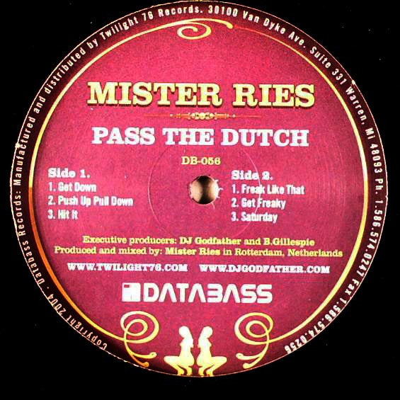Mister Ries : Pass The Dutch (12")