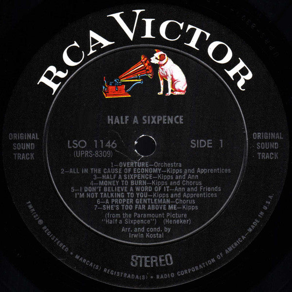 Tommy Steele : Half A Sixpence (Original Sound Track Recording) (LP)