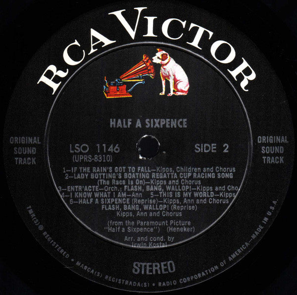 Tommy Steele : Half A Sixpence (Original Sound Track Recording) (LP)