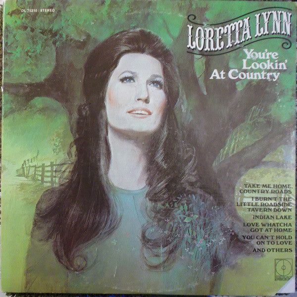 Loretta Lynn : You're Lookin' At Country (LP, Album, Glo)