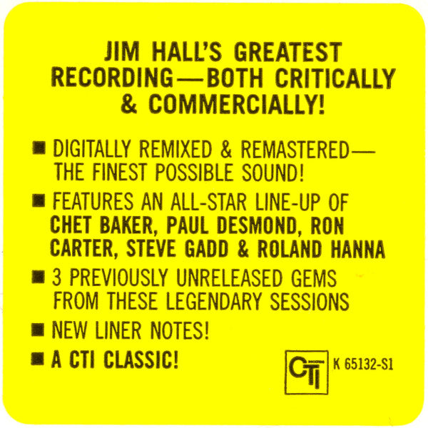 Jim Hall : Concierto (CD, Album, RE, RM, Rem)