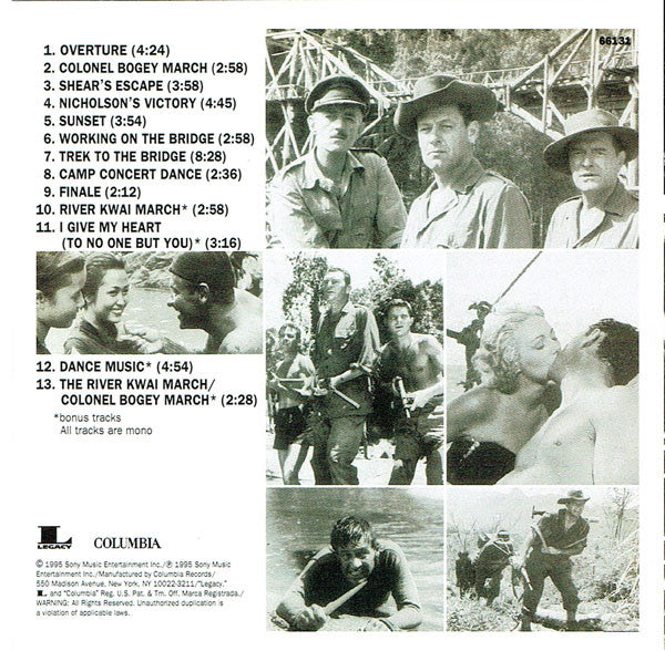 Malcolm Arnold : The Bridge On The River Kwai (CD, Mono, RE, RM)