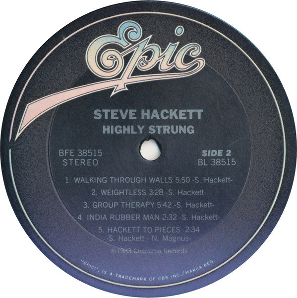 Steve Hackett : Highly Strung (LP, Album)