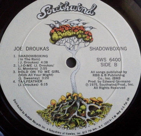 Joe Droukas : Shadowboxing (LP, Album, Mon)