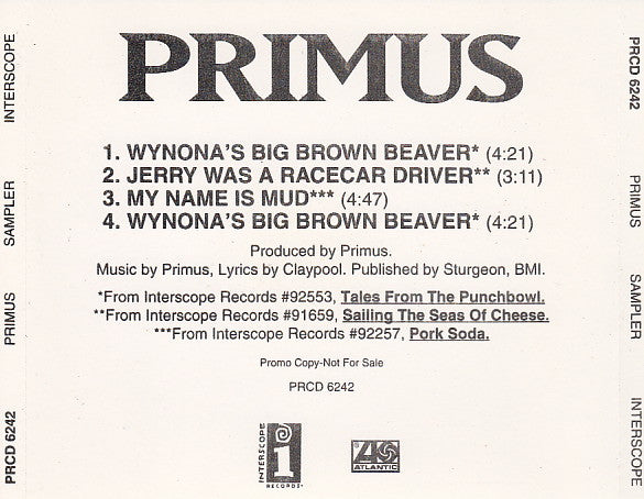 Primus : Sampler (CD, Promo, Smplr)