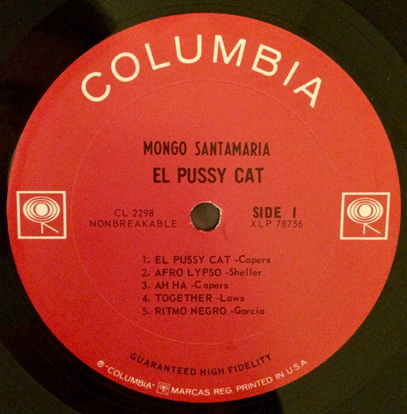 Mongo Santamaria : El Pussy Cat (LP, Album, Mono, Pit)