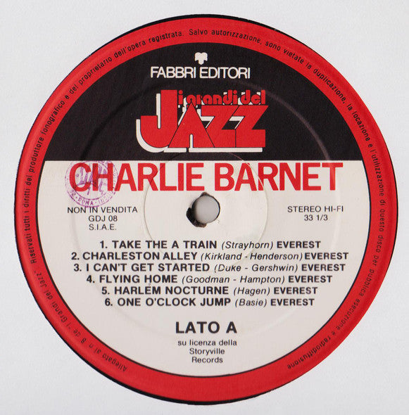 Charlie Barnet : Charlie Barnet (LP, Comp)