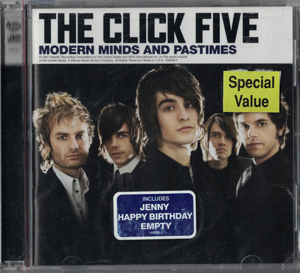 The Click Five : Modern Minds And Pastimes (CD, Album)
