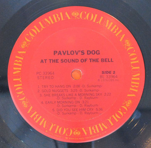 Pavlov's Dog : At The Sound Of The Bell (LP, Album, Pit)