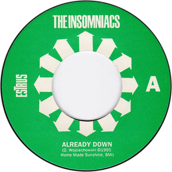 The Insomniacs : Already Down (7", Gre)