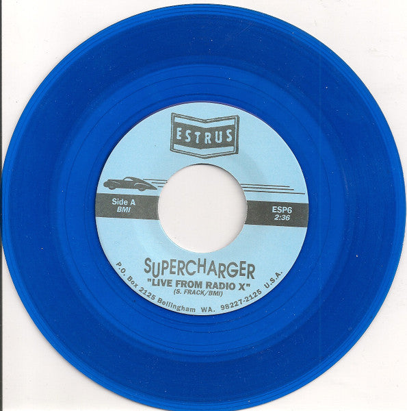 Supercharger (3) : Don't Mess Me Up (7", Single, Blu)
