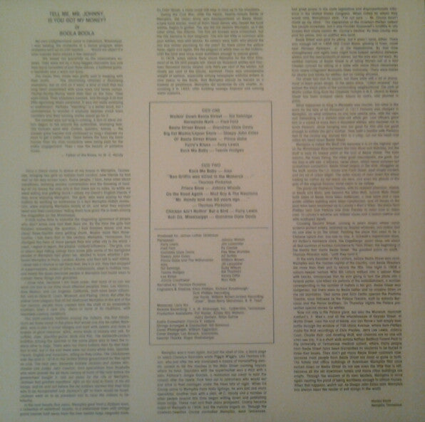 Various : Memphis Development Foundation Presents: Beale Street Saturday Night (LP, Comp)