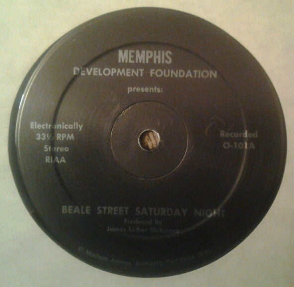 Various : Memphis Development Foundation Presents: Beale Street Saturday Night (LP, Comp)