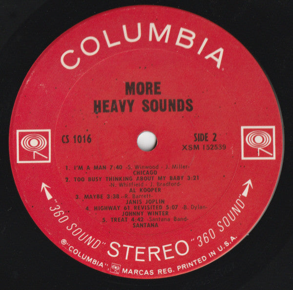 Various : More Heavy Sounds (LP, Comp, Ter)