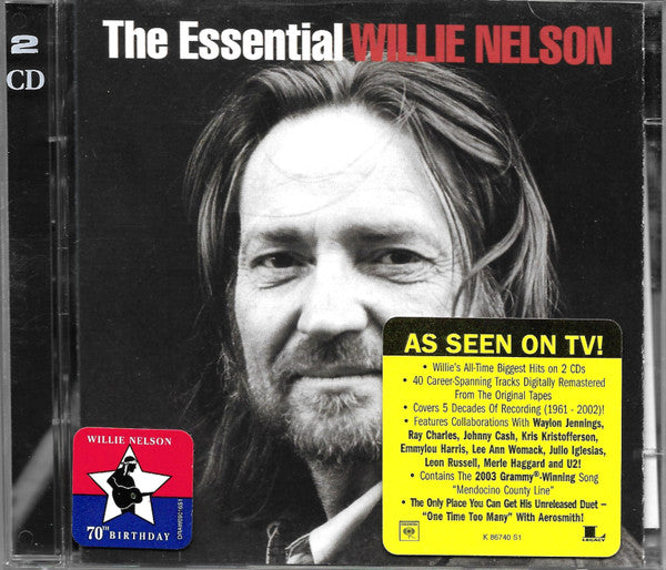 Willie Nelson : The Essential Willie Nelson (2xCD, Comp, RM)