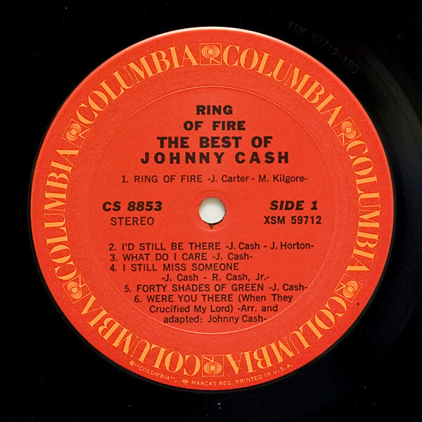 Johnny Cash : Ring Of Fire - The Best Of Johnny Cash (LP, Comp, RE)