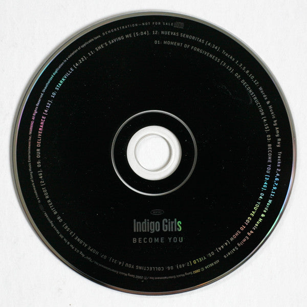 Indigo Girls : Become You (CD, Album, Promo)