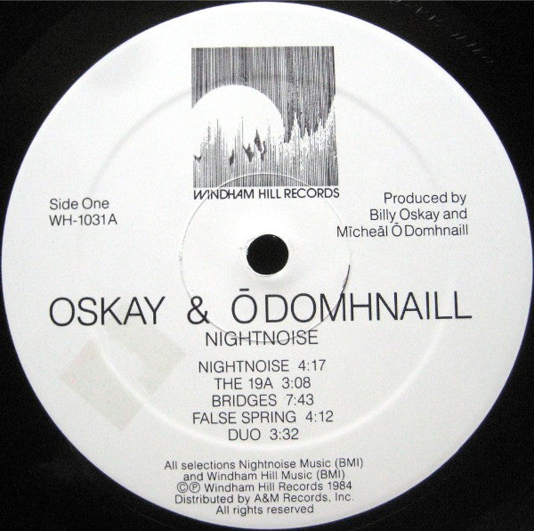 Billy Oskay And Mícheál Ó Domhnaill : Nightnoise (LP)