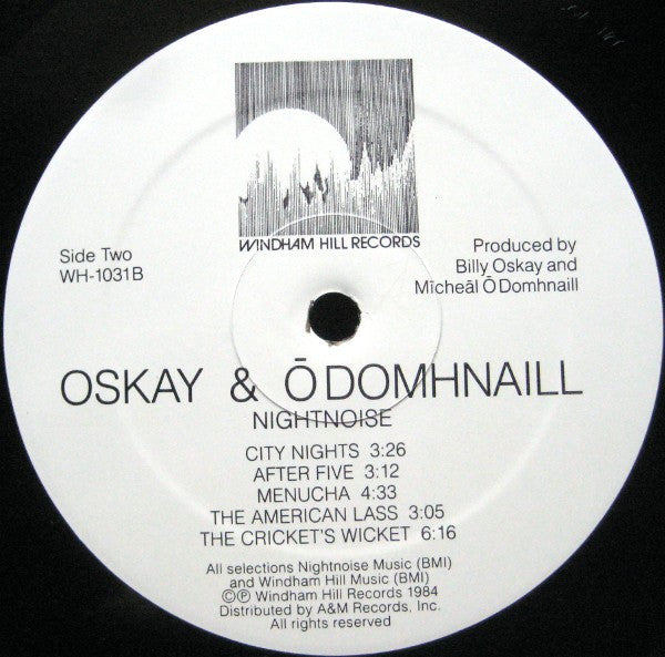 Billy Oskay And Mícheál Ó Domhnaill : Nightnoise (LP)