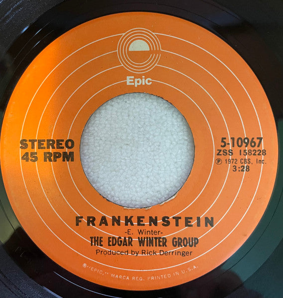 The Edgar Winter Group : Frankenstein (7", Single, Spe)
