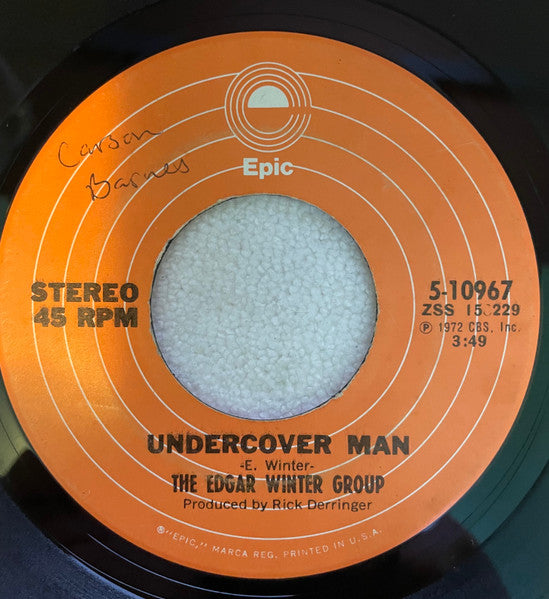 The Edgar Winter Group : Frankenstein (7", Single, Spe)