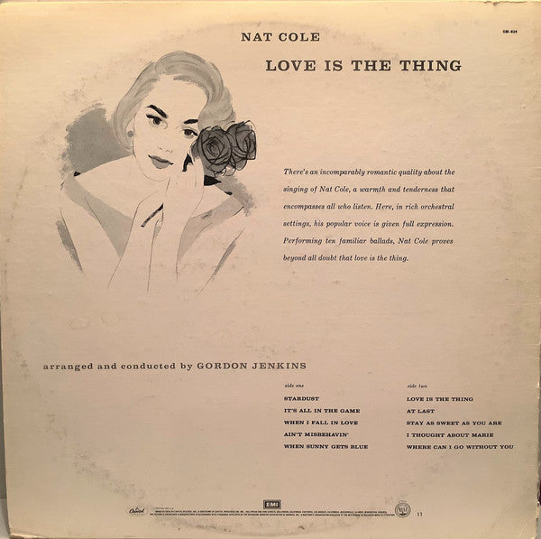 Nat "King" Cole* With The Orchestra of Gordon Jenkins* : Love Is The Thing (LP, Album, RE)