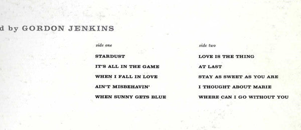 Nat "King" Cole* With The Orchestra of Gordon Jenkins* : Love Is The Thing (LP, Album, RE)