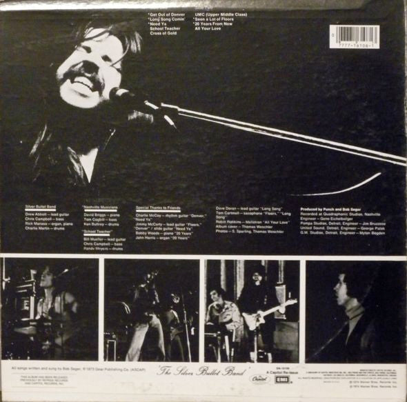 Bob Seger : Seven (LP, Album, RE)