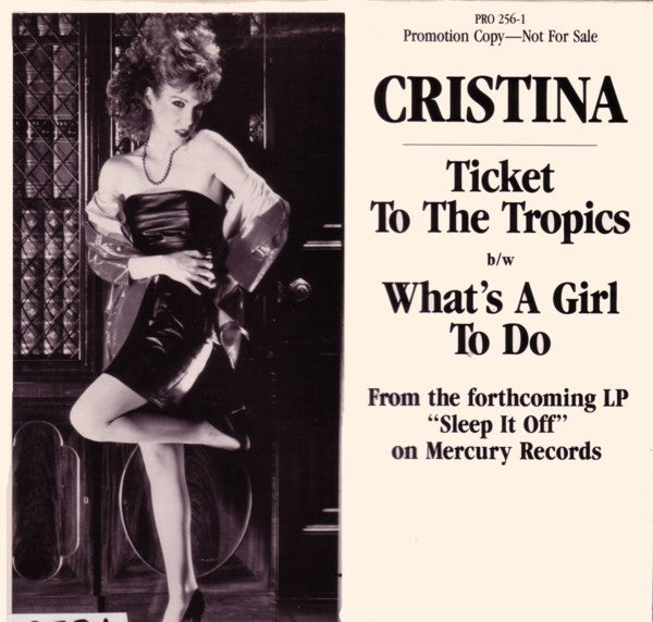Cristina : Ticket To The Tropics (12", Promo)
