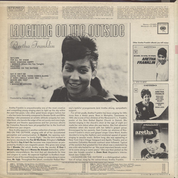 Aretha Franklin : Laughing On The Outside (LP, Album)